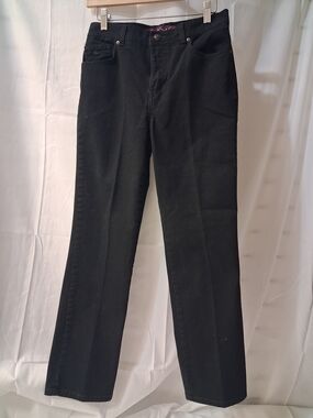 Gloria Vanderbilt Black Straight-Leg Women's Jeans